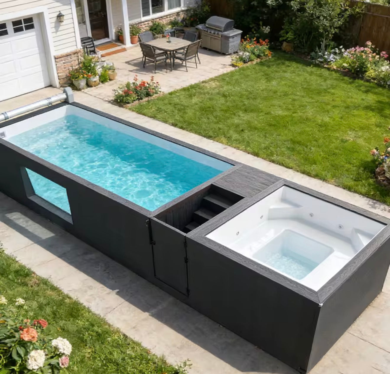 Container Swimming Pool – Supplied Or Supplied and Installed Australia (20ft)