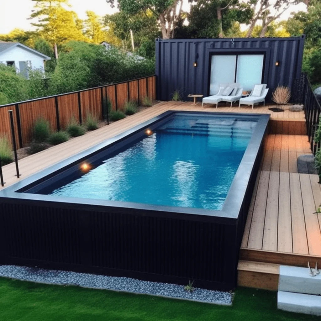 Container Swimming Pool – Supplied & Installed (40ft)