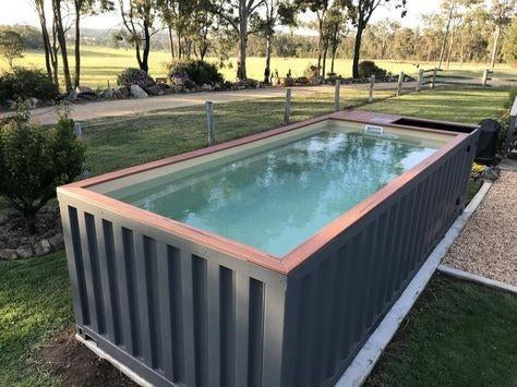 Container Swimming Pool – Supplied & Installed (40ft)