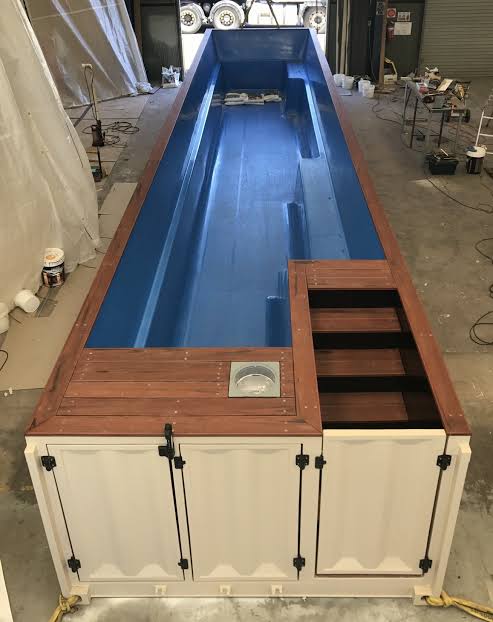 Container Swimming Pool – Supplied & Installed (40ft)